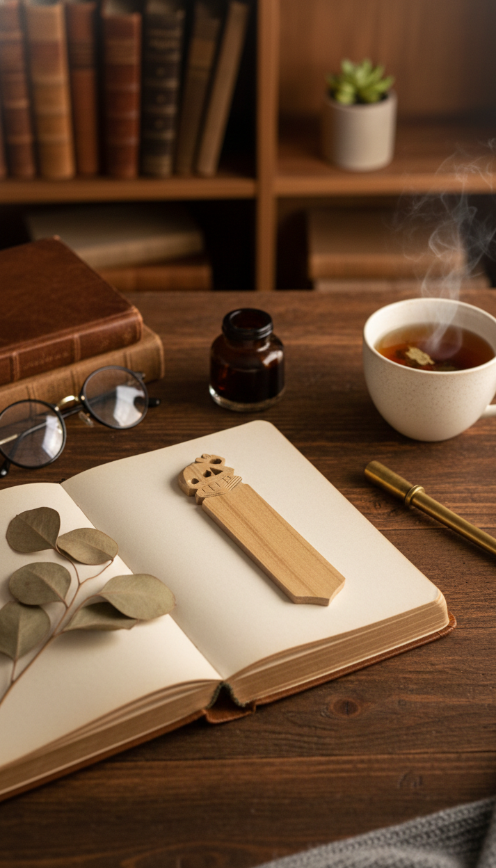 Zen Trunk Wooden Bookmark (wisdom in every page)