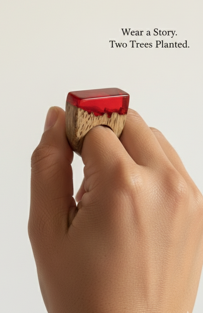 Lifeblood Wooden Ring