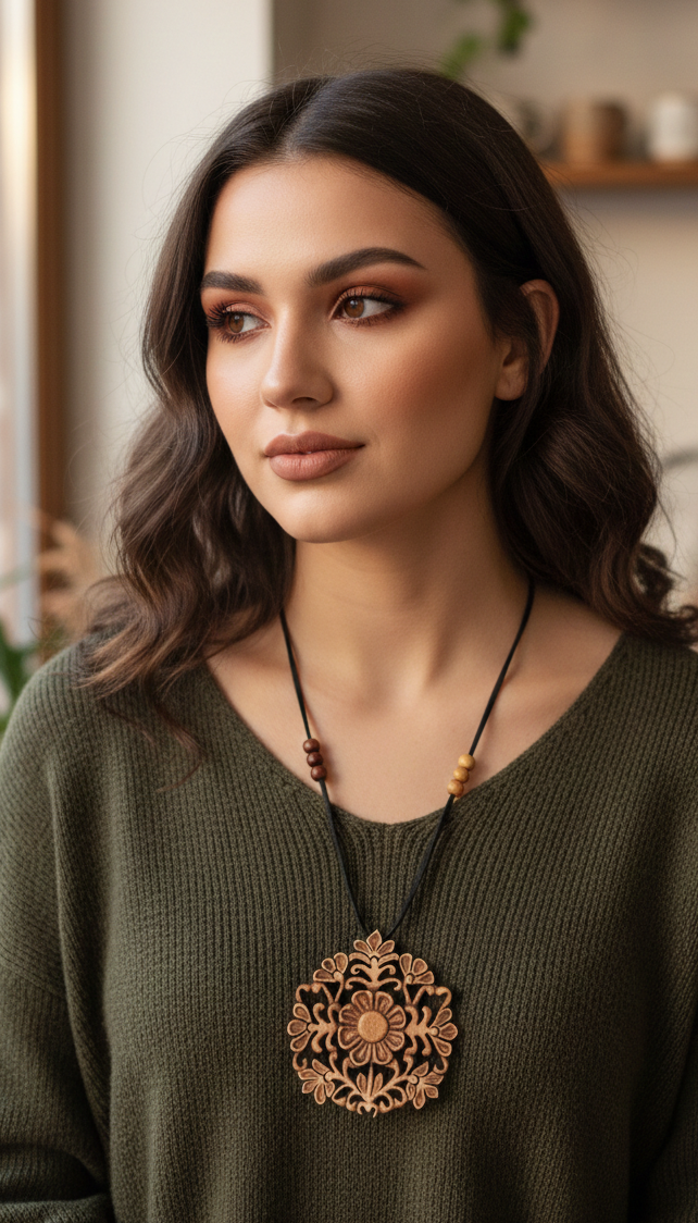 Pushpa (Flower) Pendant