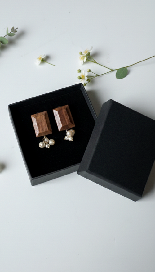 Aranya-Bindu (अरण्य-बिन्दु) earrings