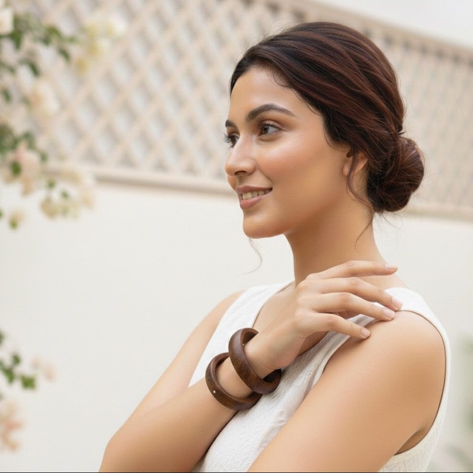 वनज्योति (Vanajyoti) Wooden bangles